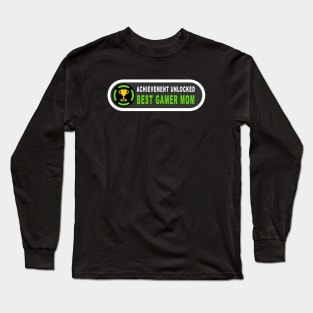 Achievement Unlocked - Best Mom Long Sleeve T-Shirt